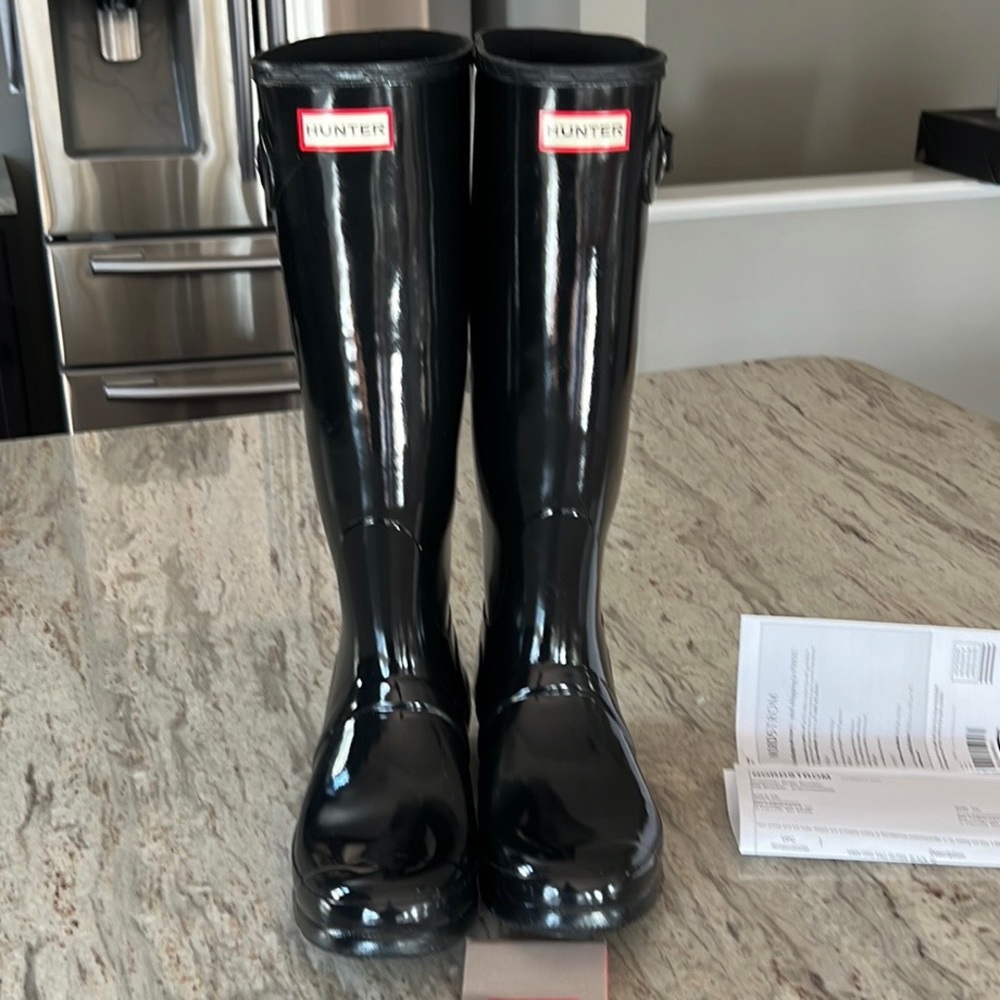 Original Tall Hunter Boots - Gloss Black